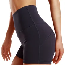 Новые спортивные шорты бедра, высокая талия тонкие спортивные шорты для женщин фитнес шорты байкерские шорты для женщин