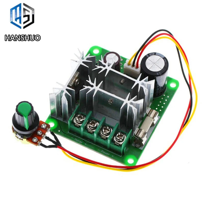 DC 6 V-90 V 15A DC контроллер скорости двигателя бесступенчатое регулирование скорости ширина импульса ШИМ DC 12V 24V 36V 48V 1000W