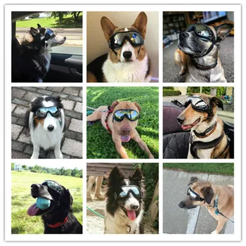 

Waterproof and Windproof Sunscreen UV Protection Dog Glasses Pet Glasses Dog Supplies Goggles Dog Accessories Pet Products