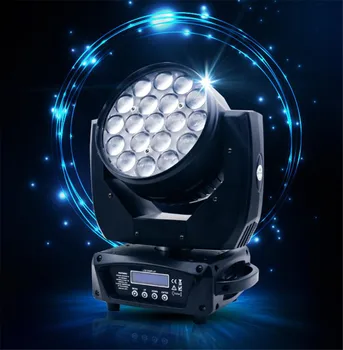 

19x15W LED Zoom Beam Wash Circle Main Light Control Mobile RGBW 4in1beam Professional DJ / LED Bar Machine DMX512 dj Light