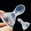 2Pcs Silicone Baby Cereal Feeder Bottle Spoon Toddler Wide Feeding Bottle Spoon Replacement Fresh Food Cereal Squeeze Feeder 1