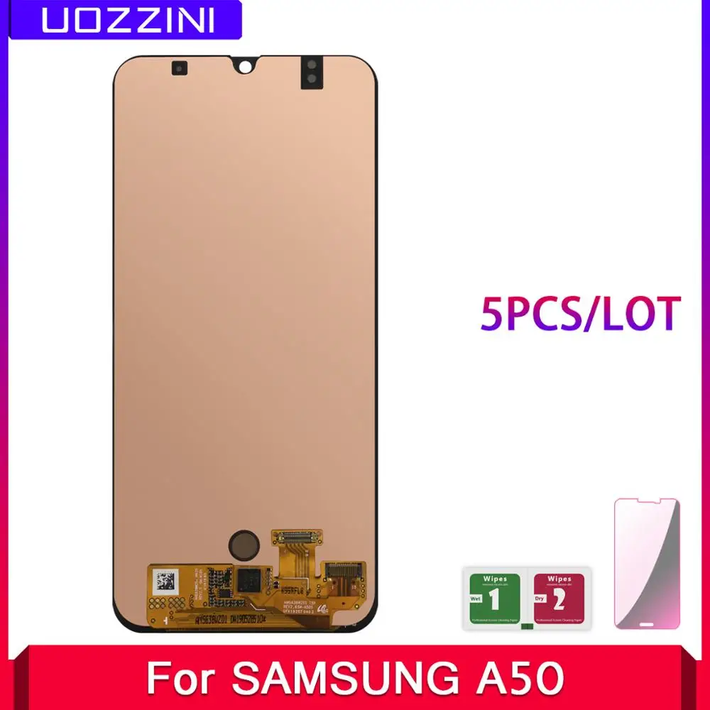 

5 Pcs/Lot LCD Display 6.4'' For Samsung galaxy A50 A505F/DS A505F A505FD A505A Touch Screen Digitizer Assembly For Samsung A50