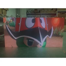 576*576 мм литье алюминия арендуемый кабинет открытый P3mm SMD СВЕТОДИОДНЫЙ процессор для строительства рекламы