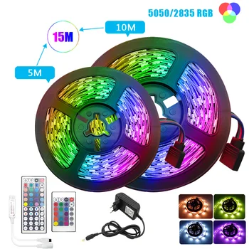 

Bluetooth/Wifi Controller RGB2835 5050 12V Non-Waterproof LED Strip Light Tape 10m 30m diode Ribbon Flexible Lighting Magic home
