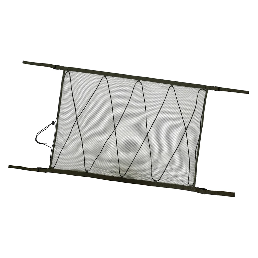 35''x25'' Stretchable Car Roof Interior Ceiling  Mesh Bag Pouch For Van