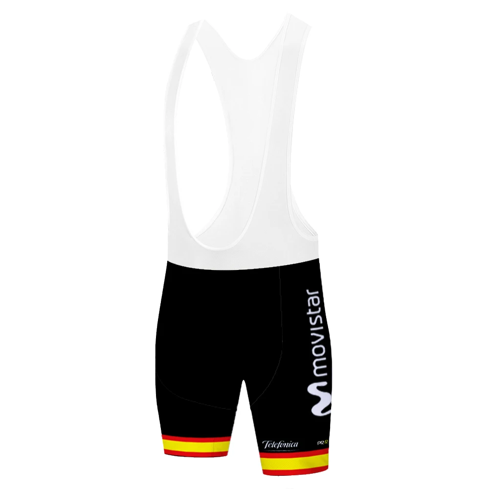team Movistar cycling bib shorts cycling silikone gel pad 12D bicycle suit MTB uniform men's clothing cycling bib shorts cycling shorts cycling pants cycling gel pad
