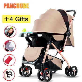 

Folding Baby Stroller for Children Baby Stroller 2 In 1 Baby Carriage Big Wheel Strollers Infant Luxury Baby Stroller for Travel