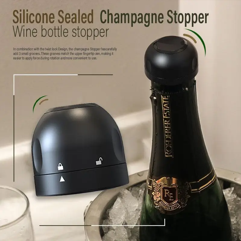 VacuumRedWineBottleCapStopperSiliconeSealerWineStopperFresh