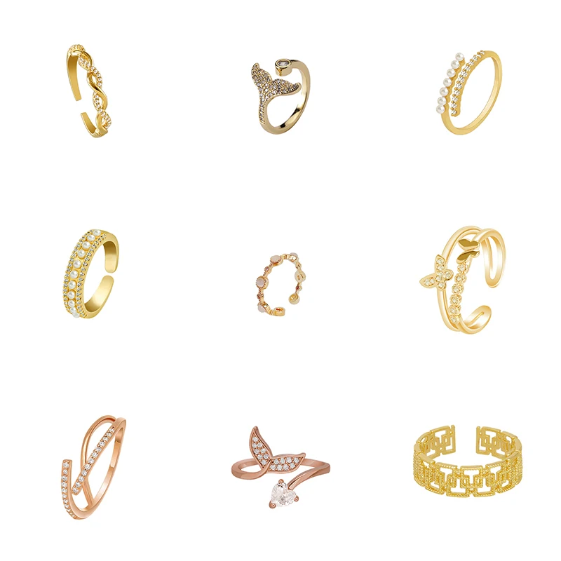 Wedding Rings Finger Rings Fashion Rings Engagement Rings Fashion Ring Stainless Steel Rings Metal Rings Stainless Steel Wedding Rings For Women Adjustable Engagement Women's Ring Korean Fashion Jewelry Jewelry Accessories