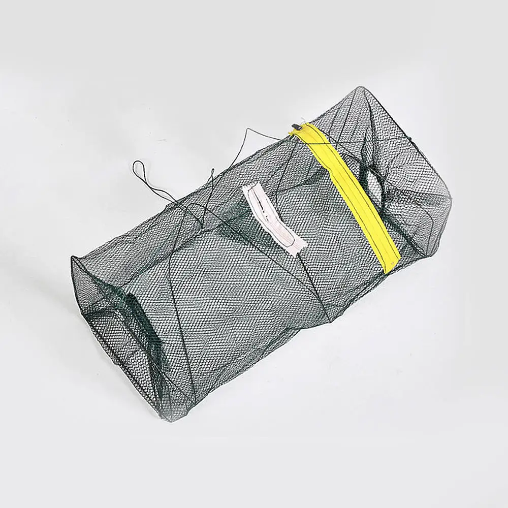 2pcs High quality Fish Trap Net Fishing Gear Crab Prawn Shrimp Crayfish Lobster Crawdad Foldable Fishing Accessories New