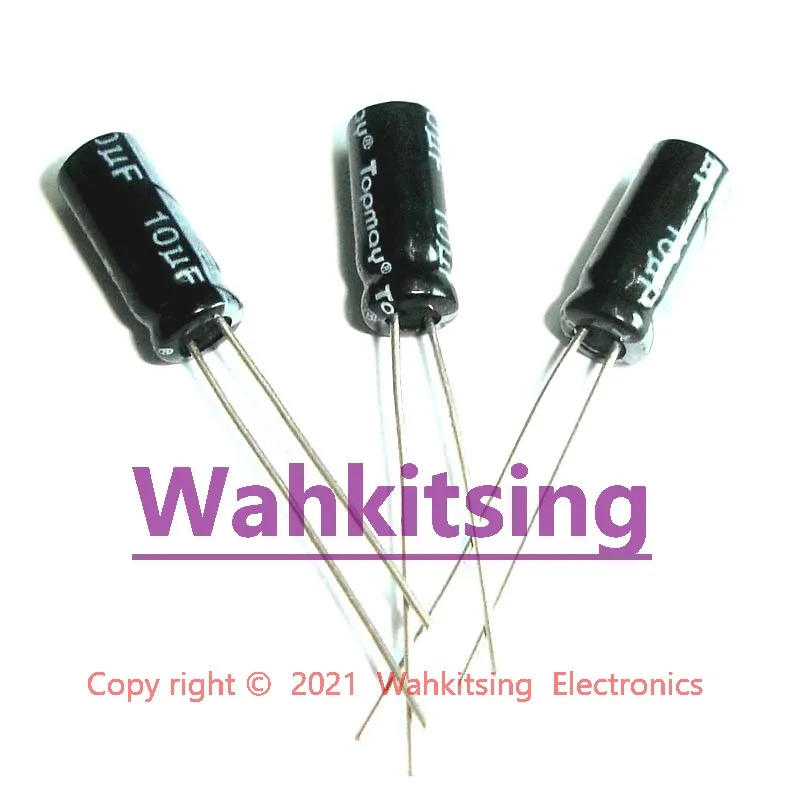 100 PCS 10uF/25V 5X11 mm Aluminum Electrolytic Capacitor 25V 10uF 10 uF