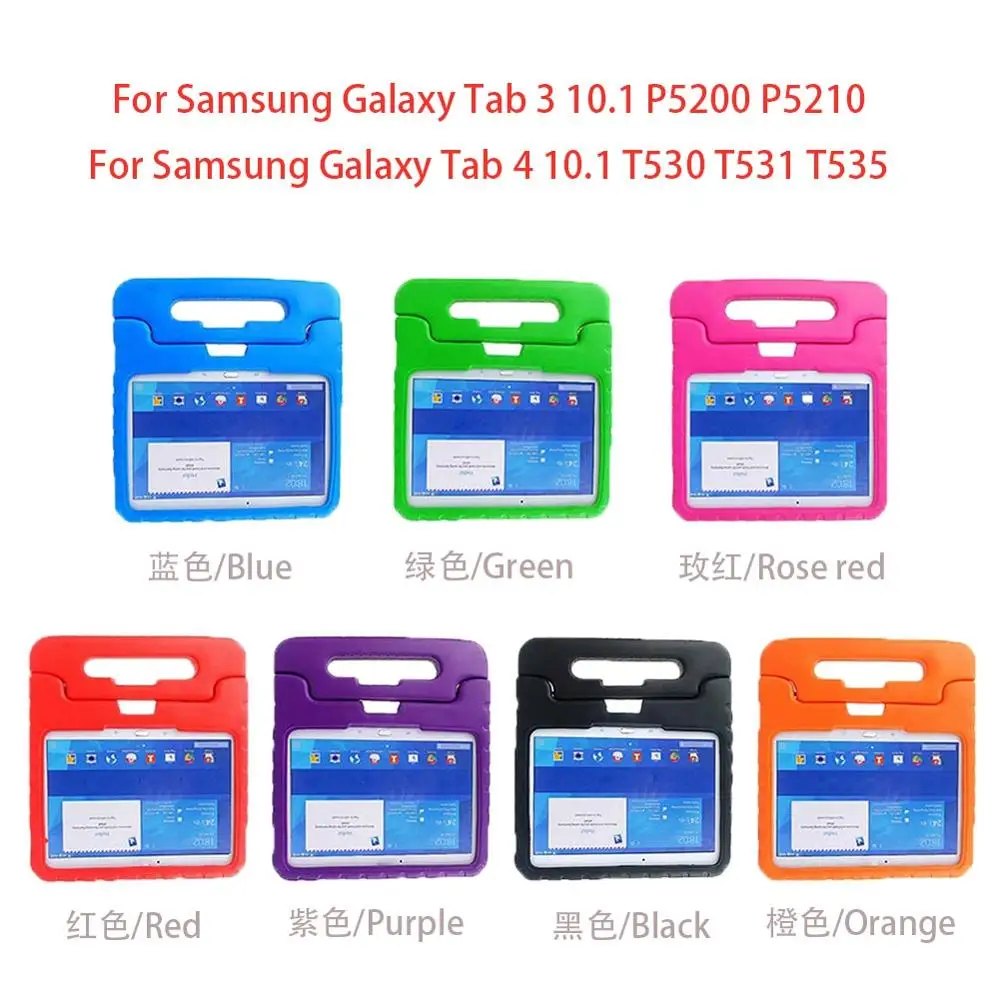 Чехол для Samsung Galaxy Tab 3 10 1 P5200 P5210 чехол планшетов противоударный с ручкой SM T530 T531 T535
