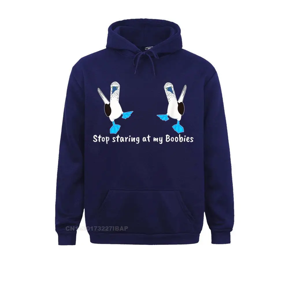 thumbnail image 1 of Deja de mirarme las tetas. Divertidas tetas de patas azules. Sudaderas masculinas caprichosas. Sudaderas con capucha de estilo sencillo. Ropa ajustada de manga larga., 1 of 5