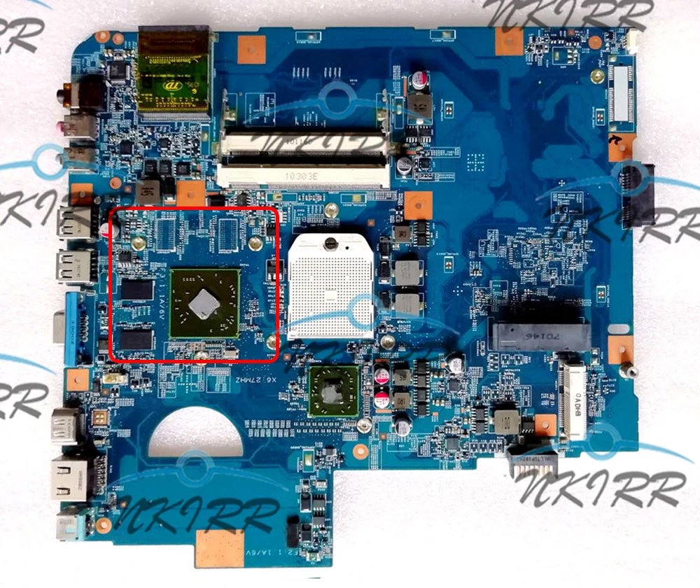 09927 1 JV50 TR8 MB 48.4FN02.011 MBPQH01001 DDR3 HD4570 512M материнская плата для ноутбука Acer Aspire 5542 г 5242