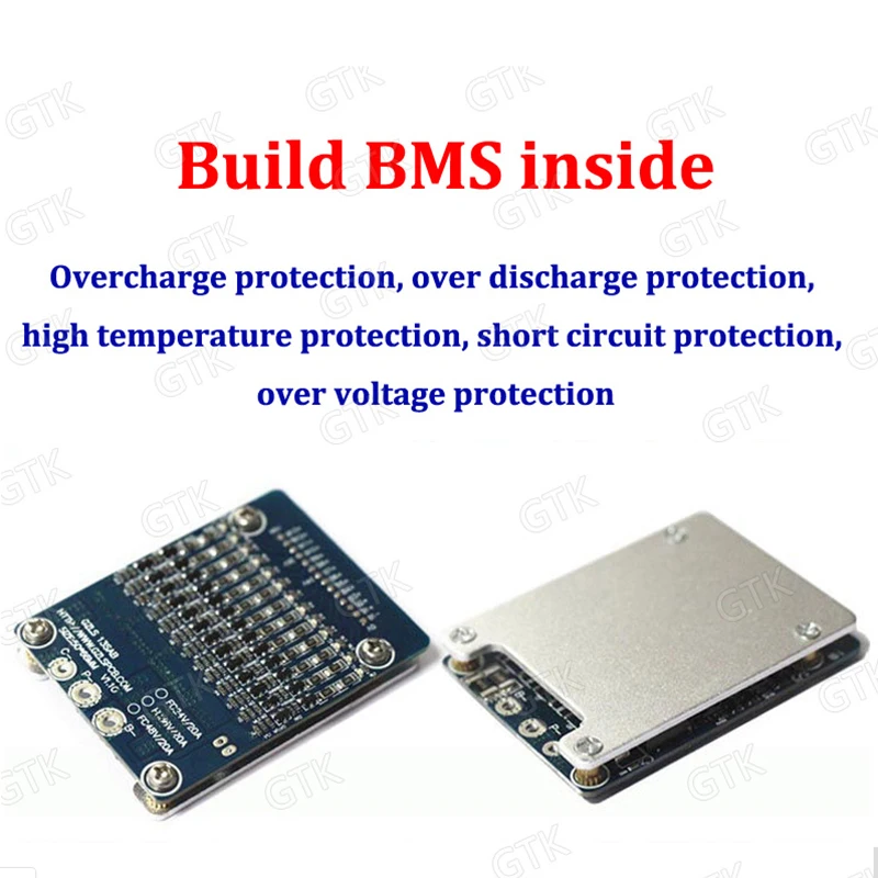 Водонепроницаемый LTO 12V 60Ah 70Ah 80Ah 100Ah литиевая батарея 12V с BMS для троллингового мотора RV Инвертор+ 10A Зарядное устройство