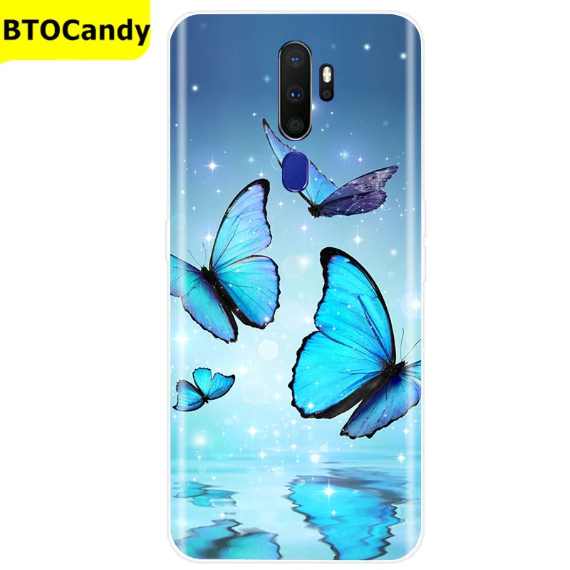 For OPPO A5 2020 Case Soft TPU Silicone Case For OPPO A9 2020 Case Color Pattern Back Cover Coque Fundas OPPO A5 A9 2020 Cases waterproof phone pouch for swimming Cases & Covers