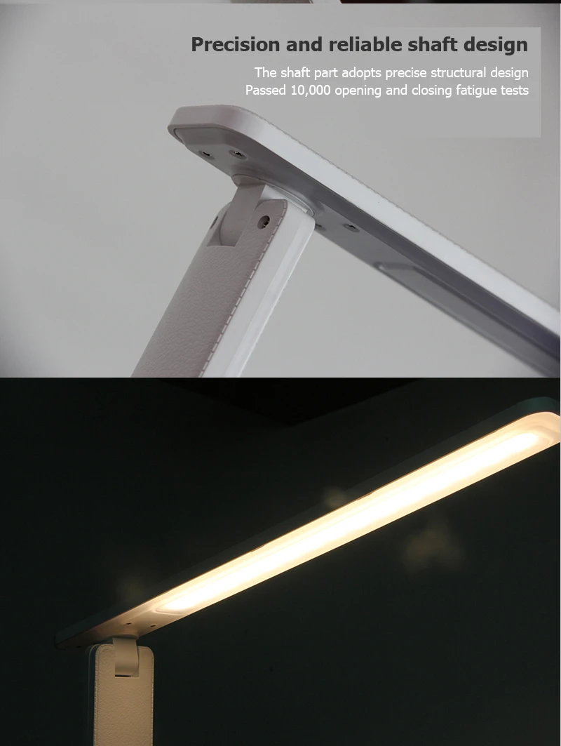 LED Desk Lamp with Temperature and Alarm Clock