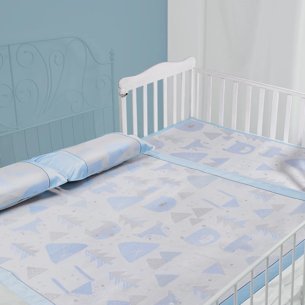 Sunveno дышащая детская простыня, ледяное шелковое волокно кровать-подушка, для лета/Горячие 74x35 см