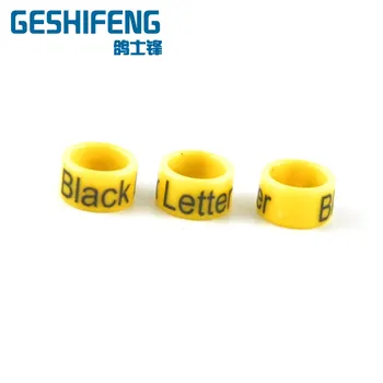 

Printed plastic closed bird ring cockatiel leg rings
