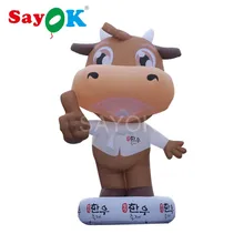 10.2mH Подгонянный надувной скот, коммерческая надувная корова для рекламы бизнеса