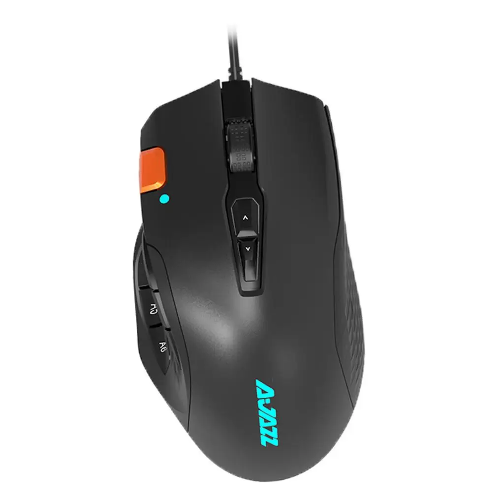 Ajazz MMO Mouse with Side Buttons Optical Wired Gaming Mouse Up to 10000DPI, High Precision, 12 Programmable Buttons Gamer Mice Ajazz MMO Mouse with Side Buttons Optical Wired Gaming Mouse Up to 10000DPI, High Precision, 12 Programmable Buttons Gamer Mice