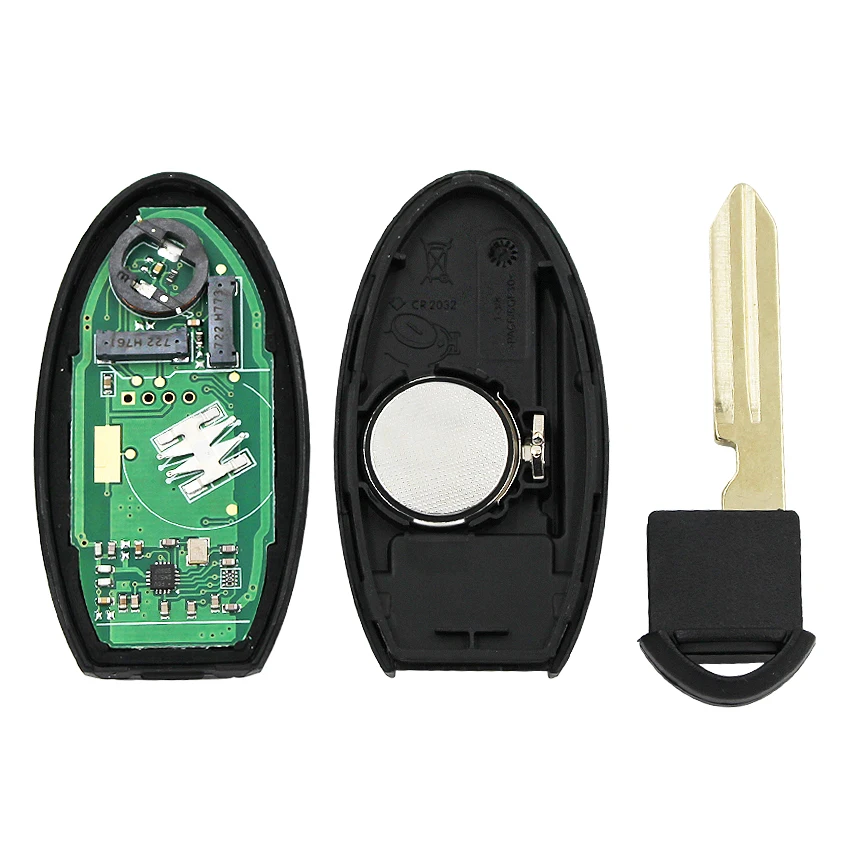 3 кнопки 433,92 МГц 47 Электрический чип S180144017 автоматический умный Автомобильный Брелок дистанционного управления с ключом для Nissan Teana 2013 KR5S180144014