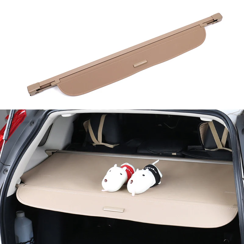 For Nissan Qashqai J11 Cover curtain trunk partition curtain partition Rear Racks Car styling Accessories - Цвет: Beige