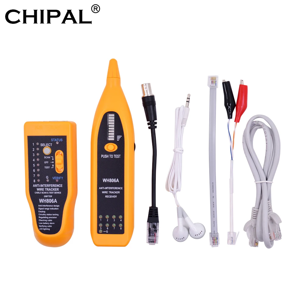 RJ45 Telephone//Phone Wire Tracker Tracer Ethernet LAN Network Cable Tester Toner