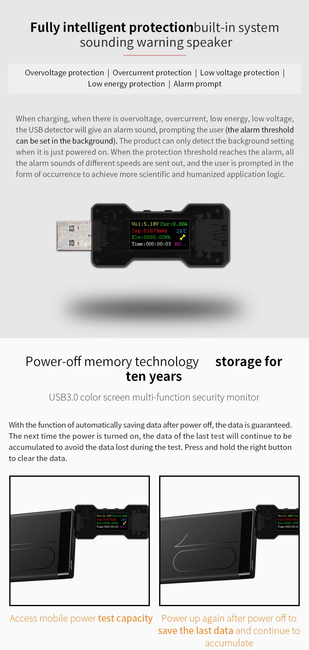 FNB18 USB Тестер DC Цифровой вольтметр amperimetro измеритель напряжения тока Ампер Вольты ампреметр детектор Банк питания зарядное устройство