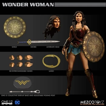 

Mezco Toys ants authentic Justice League DC movie version Wonder Woman Galgado Figure Model Dolls Figurals