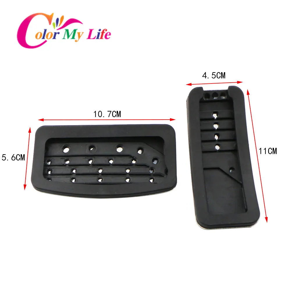 Color My Life накладка на педаль автомобиля из нержавеющей стали для Mitsubishi ASX Outlander Lancer EX Eclipse Cross Pajero IT