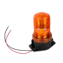 DC12V-36V Amber Strobe LED Emergency flashing Beacon Lights 360 Degree High Dome beacon for school Bus police fork truck