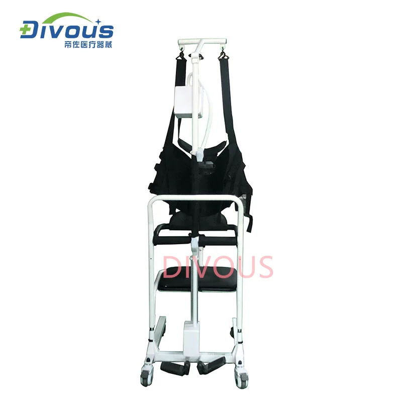 Health Care Disabled Commode Chair Shower Chair Transfer Wheelchair Indoor And Outdoor Patient Lift 4