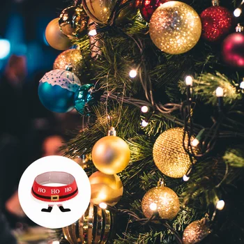 

Pretty Christmas Tree Skirt Christmas Tree Decorative Apron Party Adornment