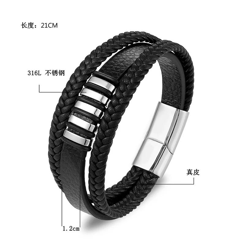 Echsun pulseras hombre 2020 ювелирные изделия браслет для мужчин из нержавеющей стали