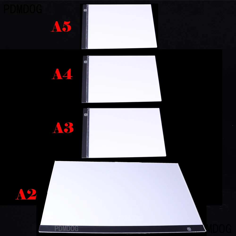 A2/A4/A3/A5 LED Light Pad Board 5d Diamond Painting Tracing Copy Board with  3 Level Brightness USB Powered Drawing Tablet