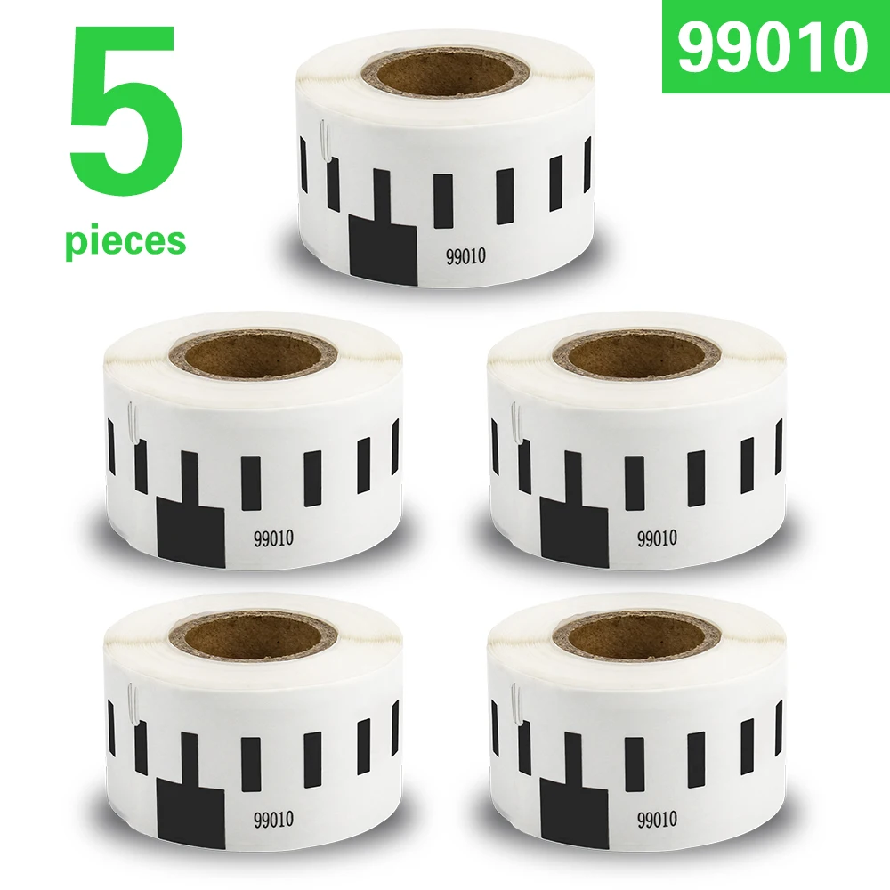 5PK 99012 Stiker Label Gulungan Kertas Termal Label Gulung ...