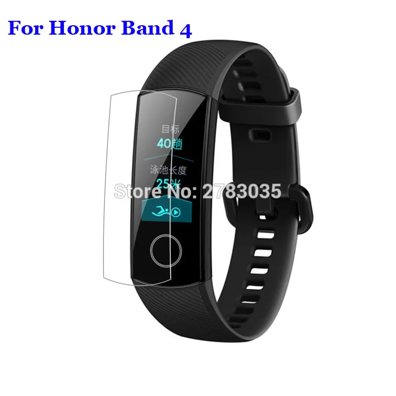 3 шт. для Honor Band 4 Band 5/Band 4, умный Браслет для бега, полное покрытие, пленка из мягкого ТПУ, Взрывозащищенная защита экрана