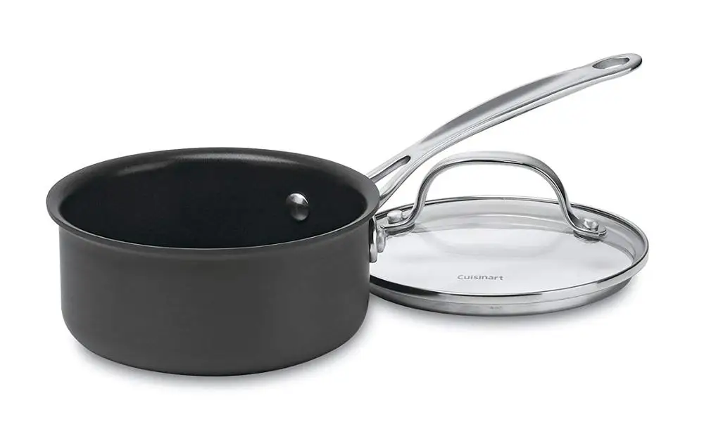 

Chef's Classic Nonstick Hard-Anodized Saucepan with Cover