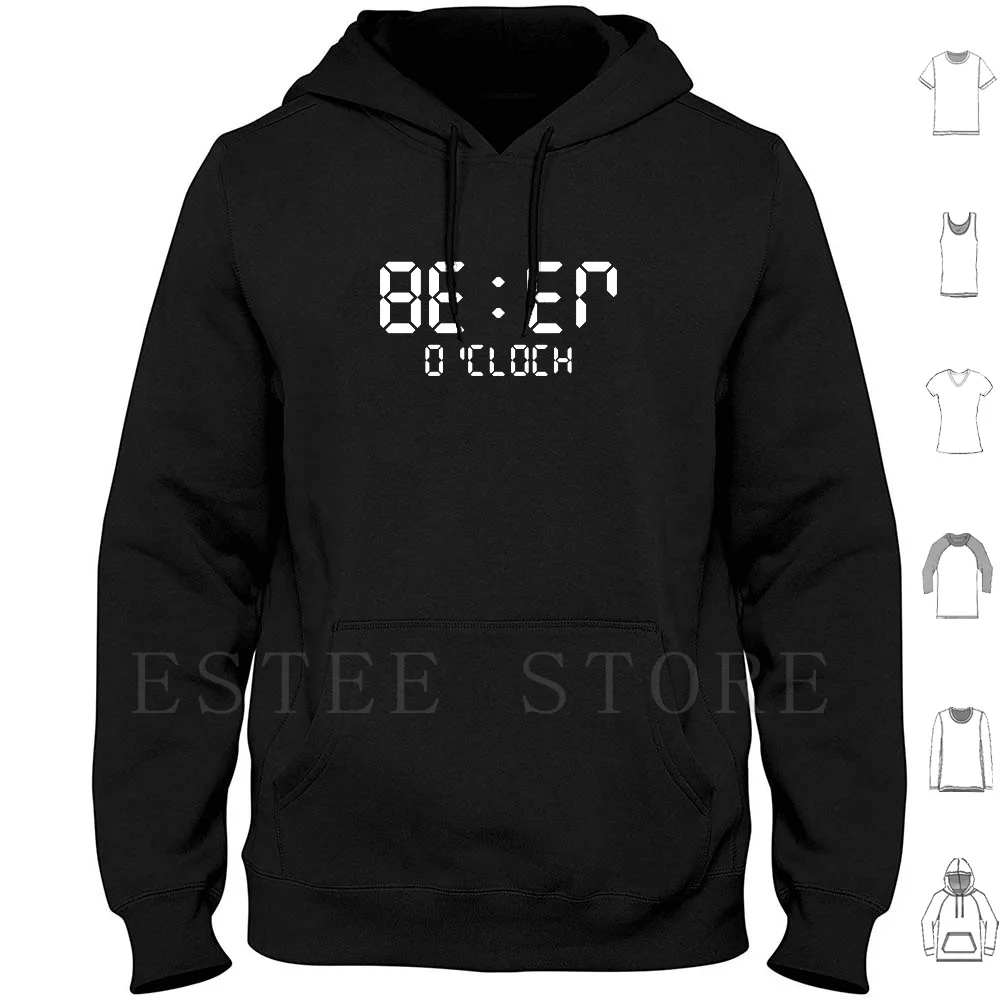 

Beer O'clock Time Hoodies Long Sleeve Beer Oclock Beer Beer O Beer Time Drink Drinking Drunk Funny Saying Party