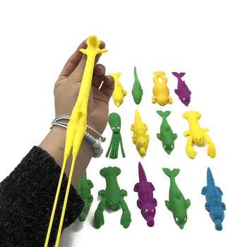 

NEW Slingshot Outdoor Shooting Toys Animal Style Plastic Toy Kids Children Catapult Slingshot Game Squeeze Stress Relief Toy
