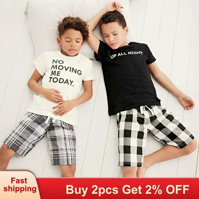 Комплекты летней одежды для мальчиков новая стильная детская одежда 2020 футболка