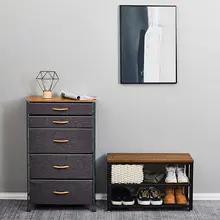 Shoe Rack Cabinet Industrial Style Shoe Bench Storage Shelf For Corridor Bedroom Living Room Organizer Accessories Metal Shoe Rack Cabinet Industrial Style Shoe Bench Storage Shelf For Corridor Bedroom Living Room Organizer Accessories Metal