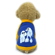 Толстовка с капюшоном для щенка и собаки, пуловер с принтом, осенне-зимняя одежда, костюм, модная Милая Удобная теплая одежда, YH