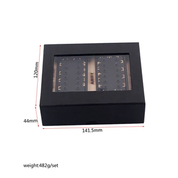 

Metal Pickup Set Neck & Bridge Pickups For Electric Guitar Accs