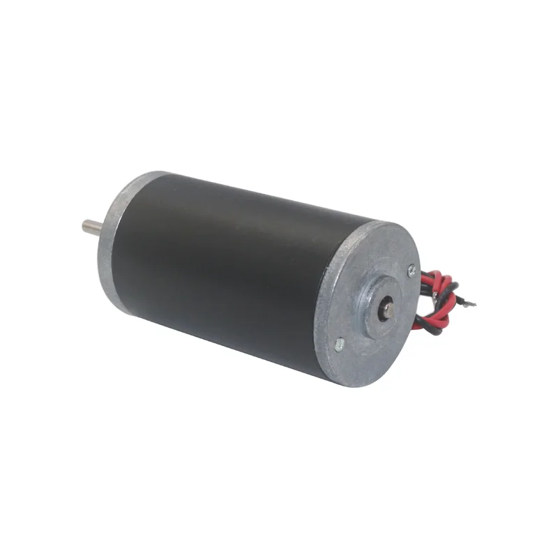 Фото DC12-24V с высоким крутящим моментом, постоянным магнитом и угольной щеткой, микро-мощный реверсивный высокоскоростной трубчатый двигатель по часовой/против часовой стрелки №5