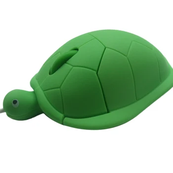 

USB Port Ergonomic Designed Computer Accessory Tortoise Shape 3 Keys Home Office Universal Sensitive 1000dpi Wired Mouse