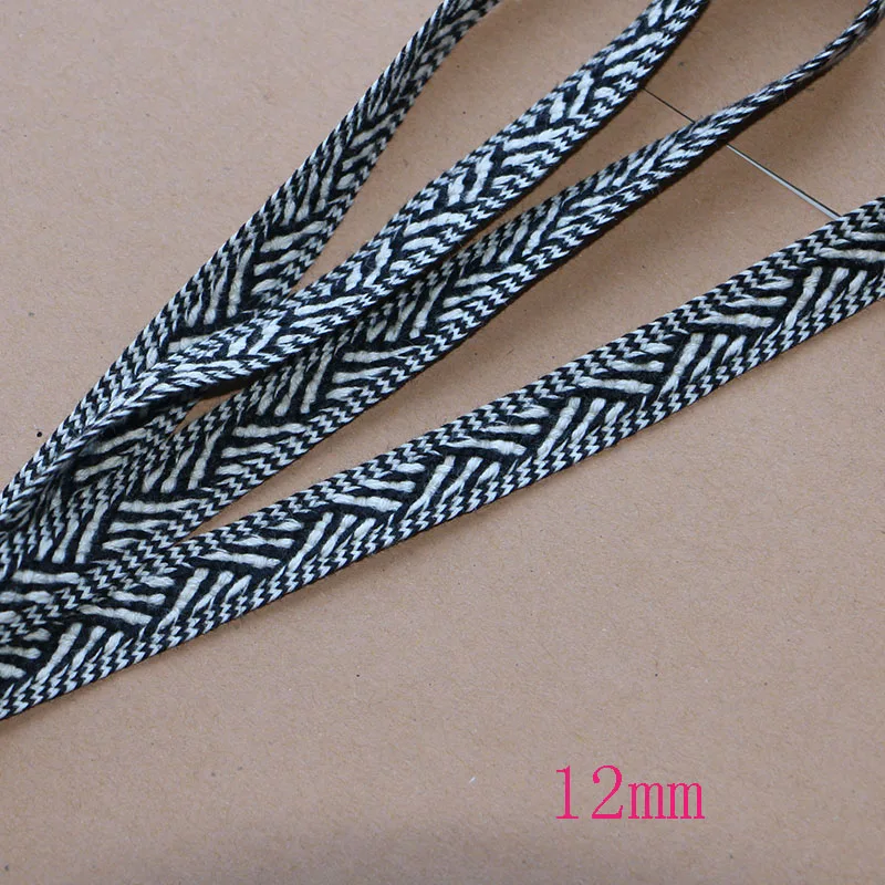 Бесплатная доставка лента из 100% чистого хлопка с уклоном шнуром размер: 12 мм 5