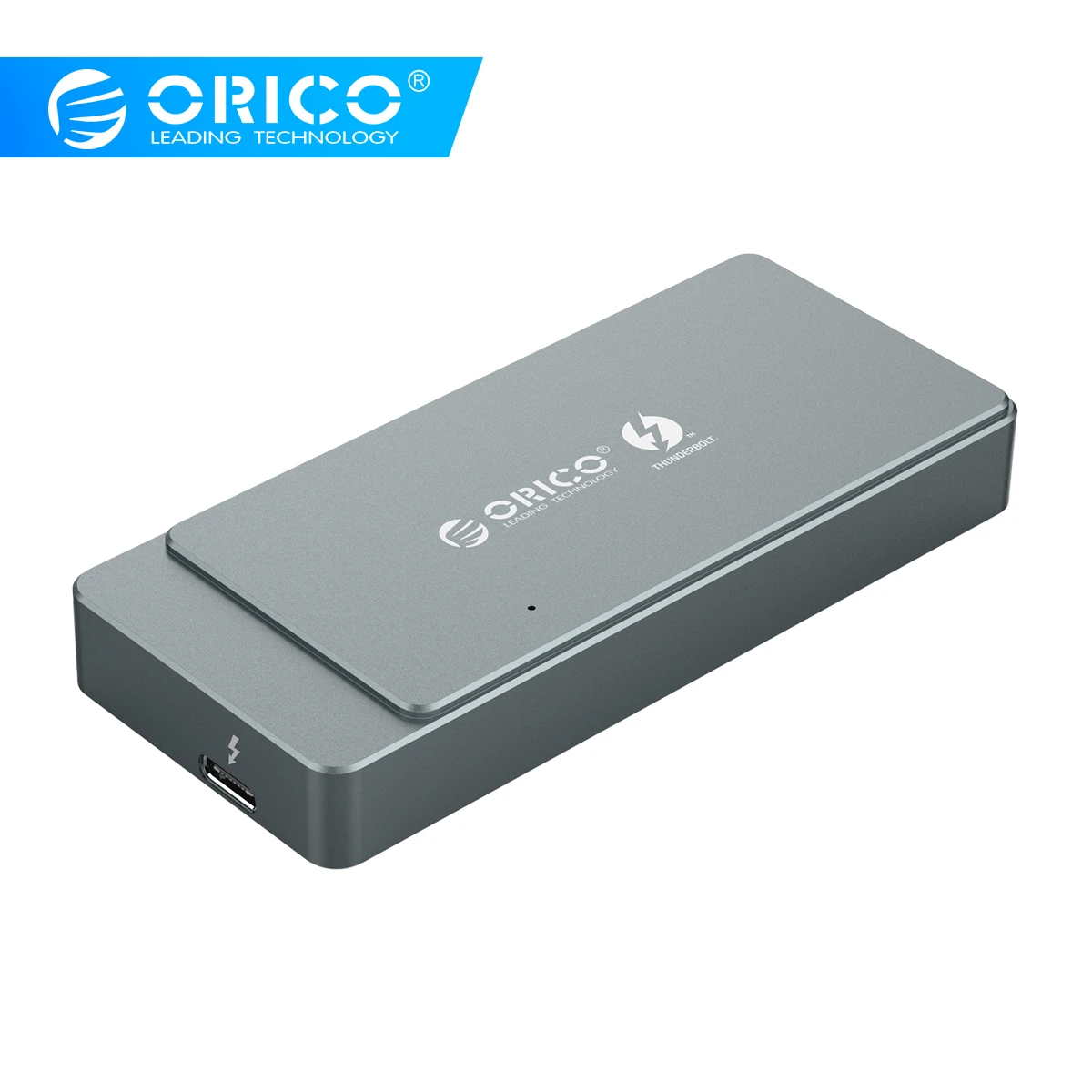 ORICO Thunderbolt 3 M.2 Накопитель SSD с протоколом NVME алюминиевый корпус 40 Гбит/с SSD корпус Поддержка 2 ТБ с Thunderbolt 3 C к C кабель для окна Mac