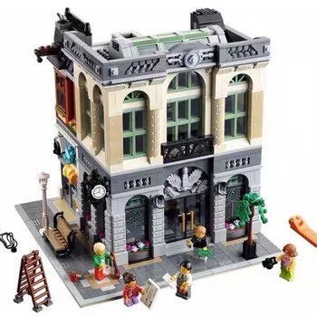 

15001(84001) Brick Bank Creator Series City Street Model 2413Pcs Building Blocks Bricks Toys Compatible with 10251
